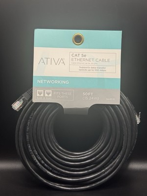 Ativa Cat 5e RJ45 High Speed Ethernet Cable ~ 50FT ~ Model 833-315~ New