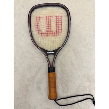 Wilson Sharp Shooter Racquetball Racquet 18.5in Vintage Black/Red Wrist