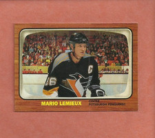 2002-03 TOPPS HERITAGE MARIO LEMIEUX CARD #7 PITTSBURGH PENGUINS