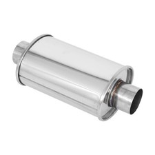 2.5 Inch Universal Exhaust Resonator 304 Stainless Steel Ultra Quiet Straight
