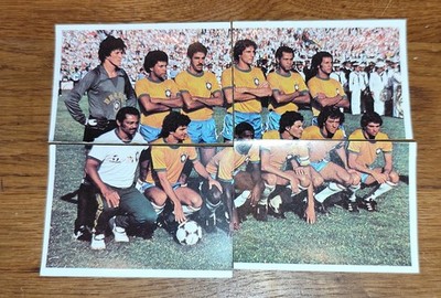 Bergmann 81/82 Stars In Stadium Team Brazil Vintage World Cup Toilet Sticker Rare