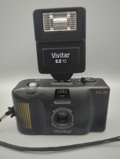 Vivitar EZ35 35mm Point Shoot Film Camera with Manual works - Flash Tested