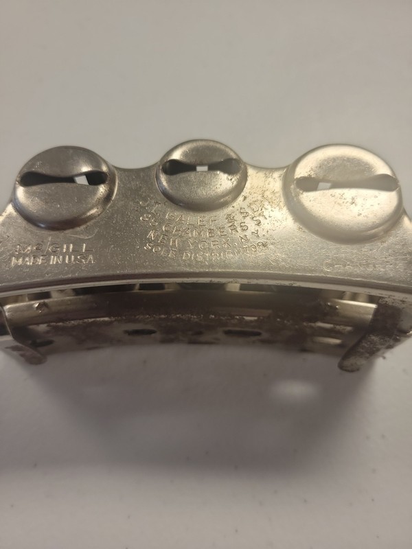 J L GALEF NEW YORK McGill Paragon 3 Barrel Coin Changer Vintage USA