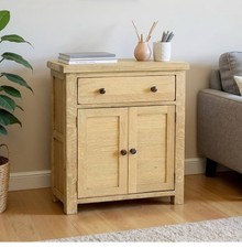 GROFurniture Solid Oak Sideboard, Oak Sideboard Storage Cabinet