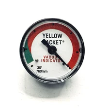 Yellow Jacket 93011 Vacuum Indicator 0 - 30"