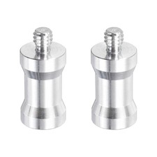 2PCS 3/8" Female to 1/4" Male 0.58 x 0.98Inch Light Stand Screw