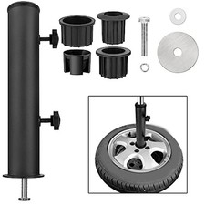 Portaombrelli Regolabile per Strutture da Esterno con Tre Manicotti in PVC