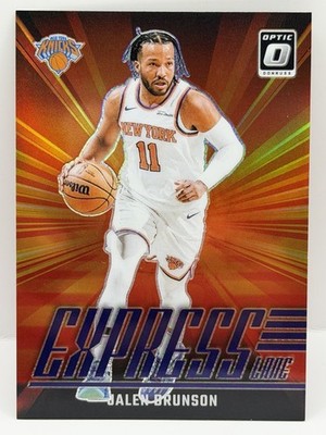 2024-25 Panini Donruss Optic - Express Lane Jalen Brunson #21 Purple Prizm