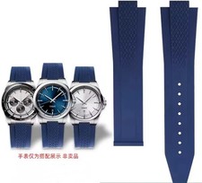 New 21mm 22mm Rubber Strap for Longines Conquest L3.830 L3.835 41mm 42mm
