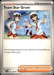 Team Star Grunt - 195/198 - Scarlet & Violet Base Set - Uncommon Trainer