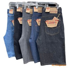 Kno Betta Men's Jean Shorts Regular Fit Cotton Denim Shorts Size 30-50
