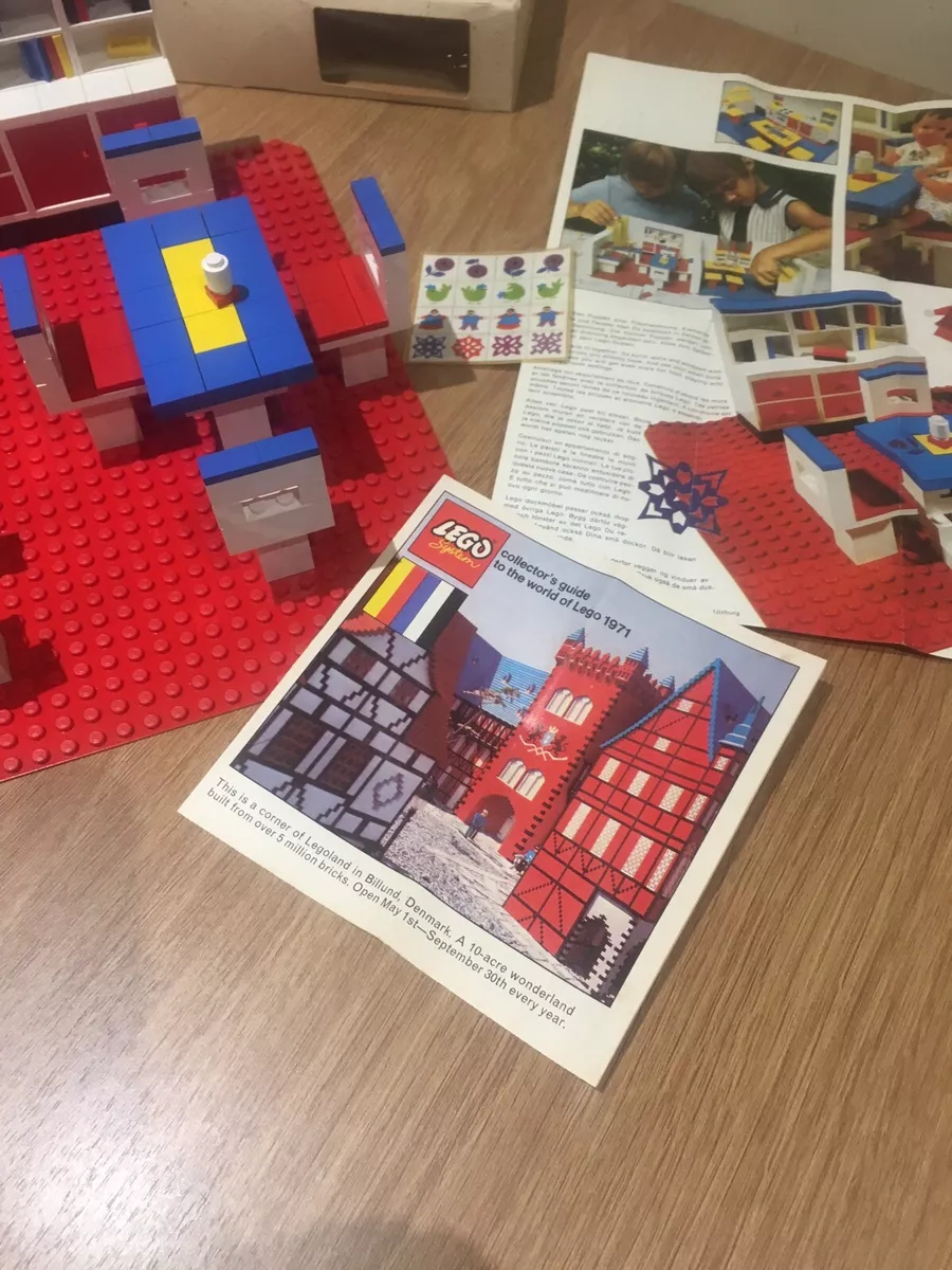 Vintage Lego System 260 Complete Living Room Set Collector Rare Collectable Home