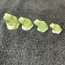 4 Piece Vintage Ceramic FROG FAMILY, Excellent Condition.