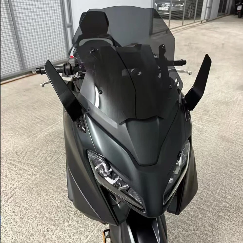 Espejos retrovisores ajustables de aluminio para moto YAMAHA TMAX560 22-24 Foto 4 de 4