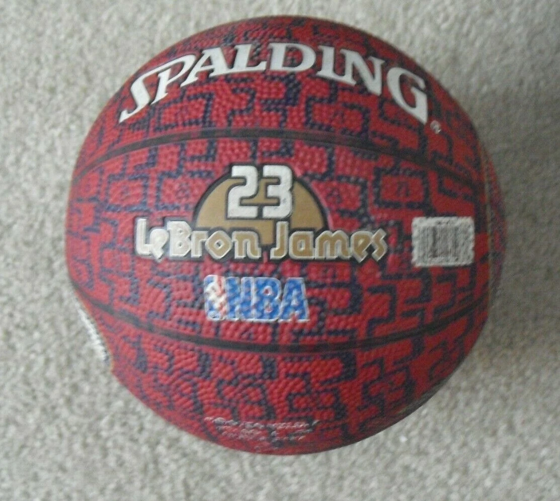 Rare Spalding Lebron James 23 Cavaliers Outdoor Mini Basketball 7