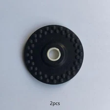 2x Rubber Knitting Machine Wheel Bracket Accessories Knitting Machine Wheel