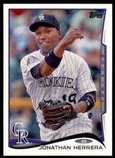 2014 Topps #152 Jonathan Herrera NM-MT Rockies ID:72092