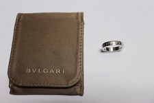 BVLGARI B.zero1 Ring White Gold 18k Diamond Gemstone 0.04 Carats Italy