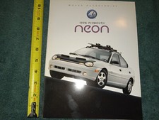 1998 Plymouth Neon Accessories Sales Brochure Folder Original Item