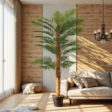New Large Artificial Palm Tree Potted Plant Realistic Garden Outdoor Home Decor