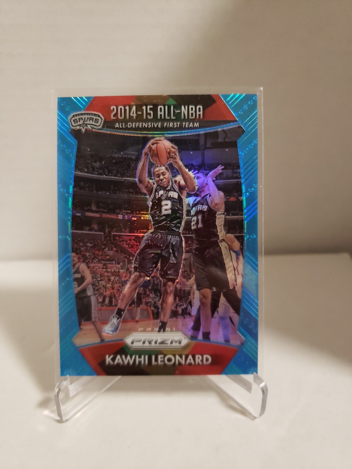 2015-16 Prizm All-NBA Team Light Blue 25/199 Kawhi Leonard INVESTMENT CLIPPERS