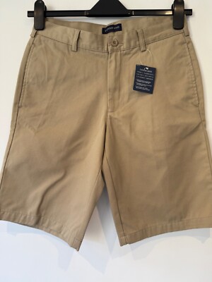 Lands' End Herren Shorts. Hellbraun. Taille 29 Zoll Neu mit Etikett