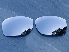 POLARIZED BLACK IRIDIUM MIRROR REPLACEMENT LENSES FOR OAKLEY TURBINE SUNGLASSES