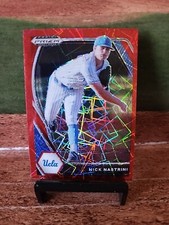 2021 Panini Prizm Draft Picks Red Velocity Nick Nastrini Rookie #PDP131