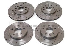 VAUXHALL ASTRA H MK5 1.9 CDTi 120 150 SRi FRONT REAR DRILLED GROOVED BRAKE DISCS