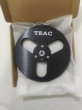 1 X BlACK TAPE REEL TEAC 7" Aluminum take reel for Reel-to-Reel Tape Recorders