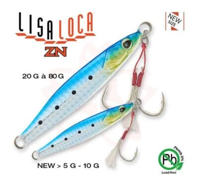 Sakura Lisa Loca ZN Jig Artificiel Spinning 40 gr Esca Metal Lure MUCHO MARE - Photo 1/3