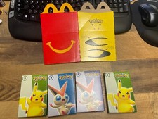Pok mon Cards - Lot of 4 McDonalds 2022 Pok mon Card Game New Sealed RARE