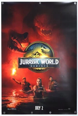 Jurassic World Rebirth original DS movie poster D/S 27x40 2025 Style C - MINT
