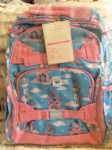 New Pottery Barn Kids Large Mackenzie Castle Backpack Pink And