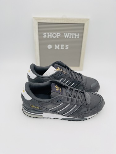 Adidas ZX 750 Low Mens Casual Sneaker Mens Shoes Gray/White/Black ID8856