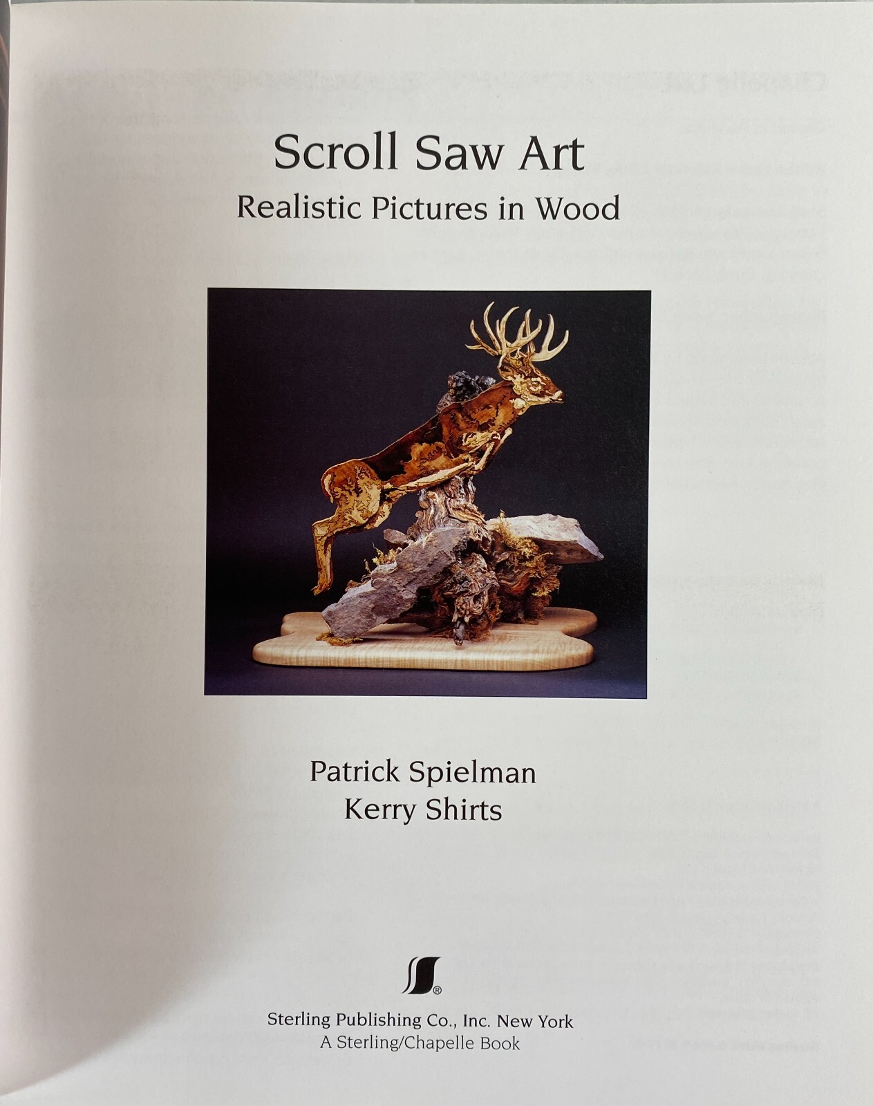 Scroll Saw Art : Realistic Pictures in Wood by P Spielman, K Shirts, 2000 PB