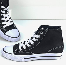 Airwalk Legacee Youth Black Canvas High Top Convers Style Sneaker Size US 3.5