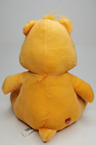 Care Bears 2003 Stuffed Animal Friend Bear Plush Flowers Peach Sitting Namco 14” - Picture 3 of 6
