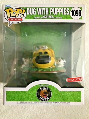Funko POP DUG DAYS #1098 DELUXE DISNEY PIXAR DUG WITH PUPPIES