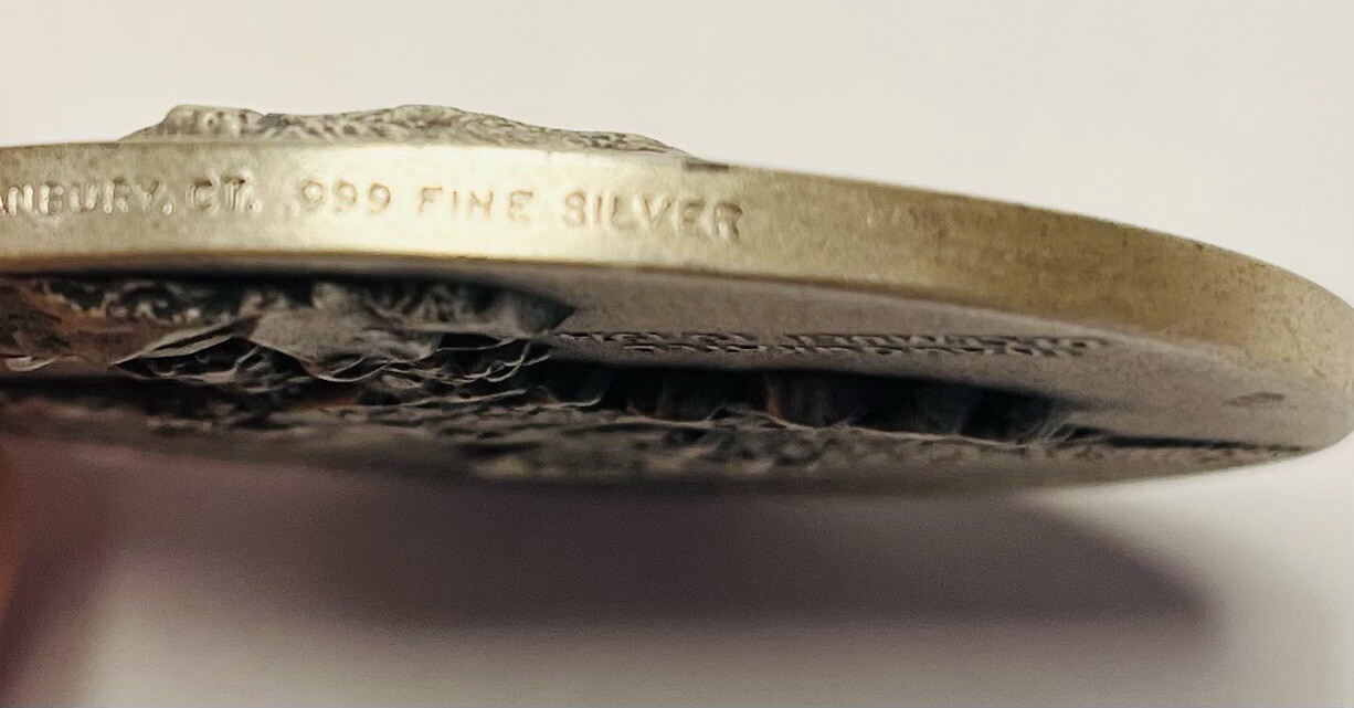 Nelson Aldrich Rockefeller 0.999 Fine Silver VP Inauguration Medal - Wt 5.55oz