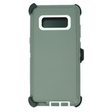 For Samsung Galaxy Note 8 Defender Rugged Case Belt Clip Fits Otterbox Gray