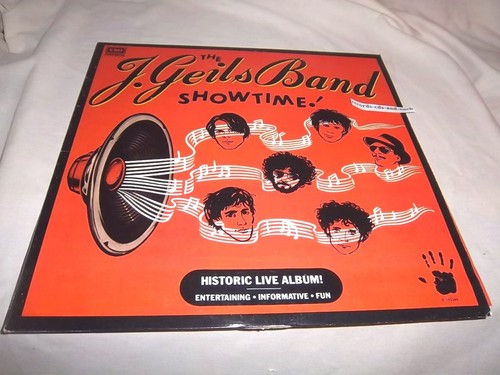 J Geils Band Showtime Historic Live Album R Nm Vg Lp Ebay