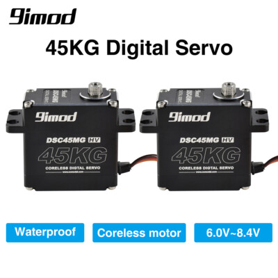 2x 9imod 45KG Metallgetriebe HV Coreless Digital Servo für RC Car Boat Robot DIY