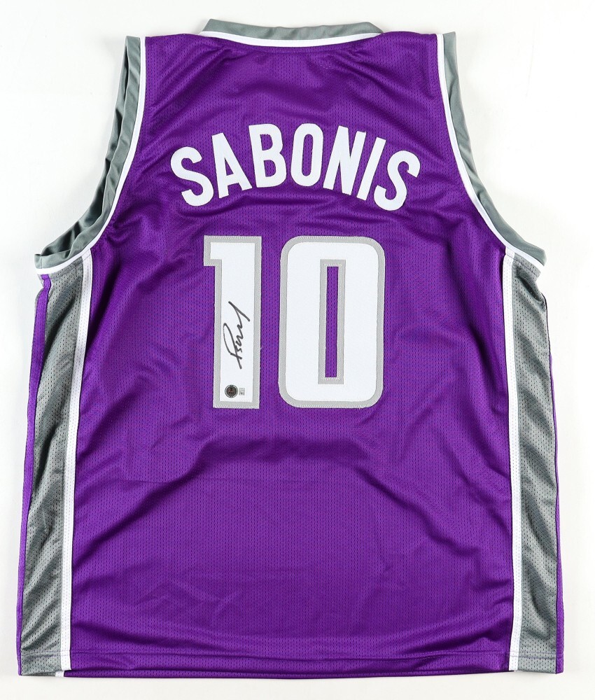 Domantas Sabonis Autographed Signed Sacramento Kings Jersey (Beckett) #11 Pk 2016 NBA Draft 