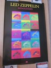 Led Zeppelin 1992 "Remasters" Promo 2-Sided Poster Page Plant Jones Bonham — photo 2