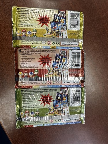 10x Super Mario Bros Wii Trading Carte Enterplay Amusant Pak Neuf Usine Scellé - Photo 2 sur 2