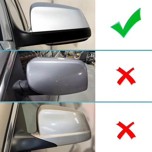 LH+RH Spiegelkappen Abdeckung Schwarz Für BMW 5 Series E60 E61 F10 F11 F12 F13 - Bild 7 von 16