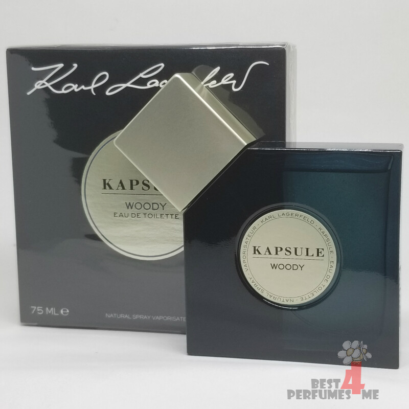 Kapsule Woody Perfume by Karl Lagerfeld oz/75 ml EDT Spray