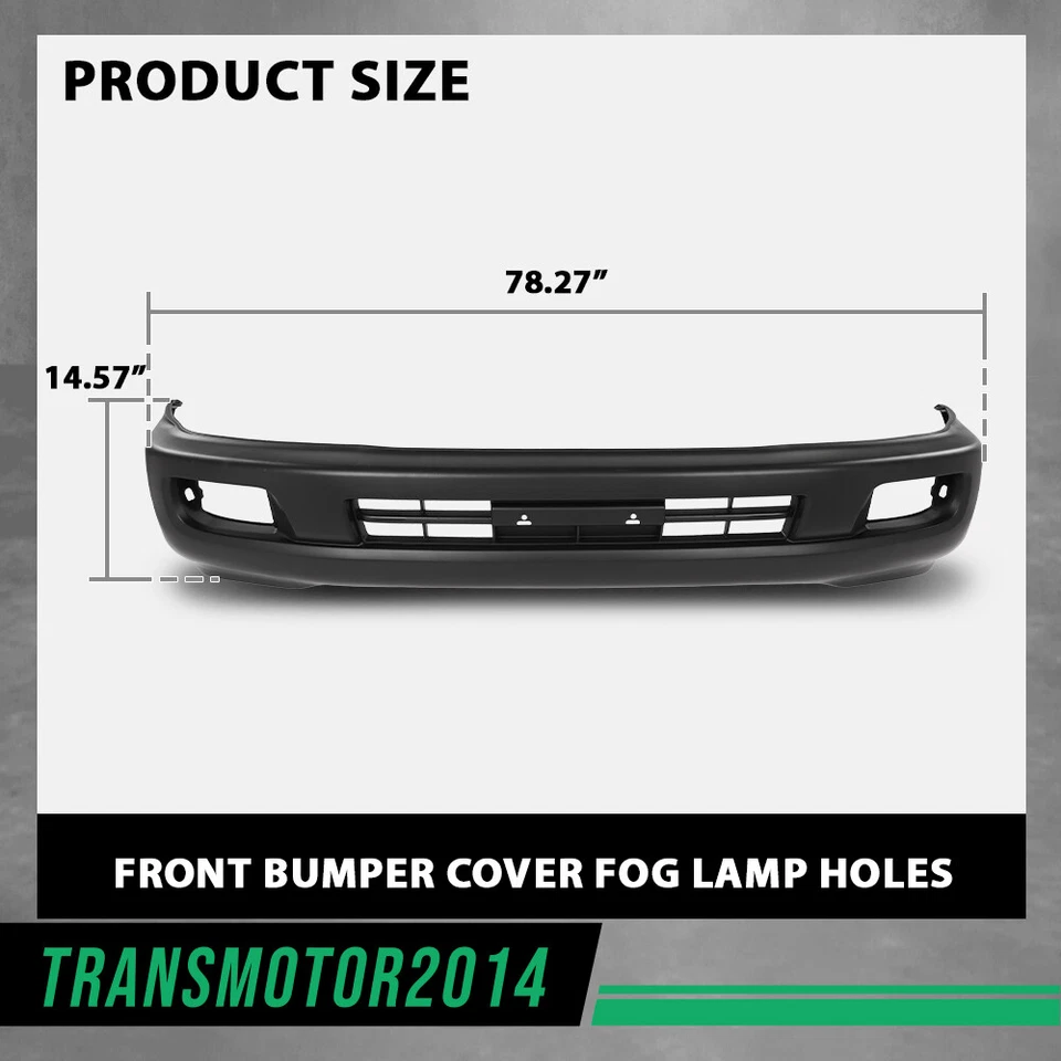 NEW Front Bumper Cover Fit For 2003-2007 Toyota Land Cruiser W/ Fog lamp holes Foto 4 de 4
