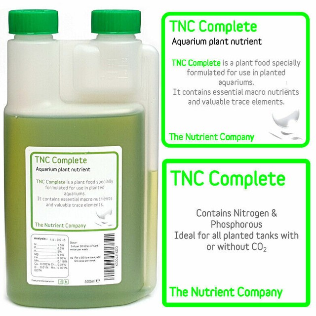 TNC Complete Liquid Aquarium Plant Food / Aquatic Fertiliser 500ml